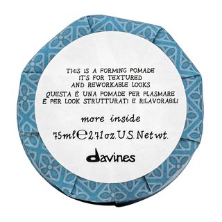 Davines More Inside Forming Pomade pomadă de păr pentru fixare usoară 75 ml