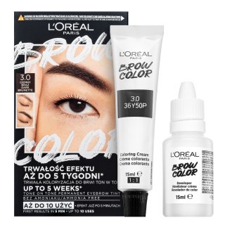 L´Oréal Paris Brow Color Semi-Permanent Eyebrow Tint culoarea semipermanenta pentru sprâncene 3.0 Dark Brunette