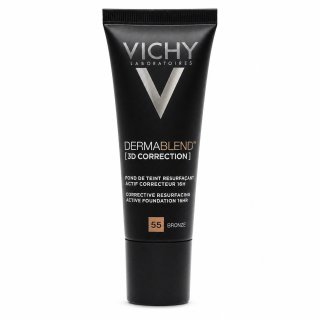 Vichy Dermablend 3D Correction machiaj persistent împotriva imperfecțiunilor pielii 55 Bronze 30 ml
