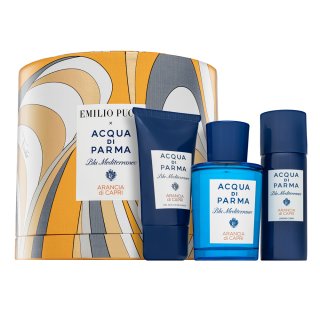 Acqua di parma blu mediterraneo arancia di capri eau de toilette unisex set i.