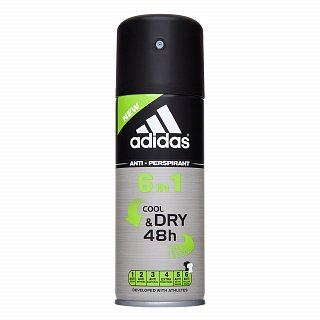 Adidas Cool & Dry 6 in 1 deospray pentru barbati 150 ml