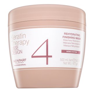 Alfaparf Milano Lisse Design Keratin Therapy Rehydrating Finishing Mask mască hrănitoare pentru păr uscat si deteriorat 500 ml