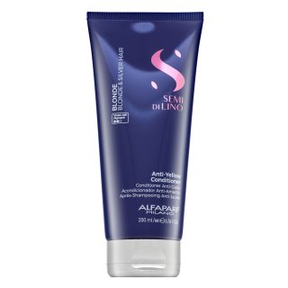 Alfaparf Milano Semi Di Lino Blonde Anti-Yellow Conditioner balsam nuanțator pentru păr blond 200 ml