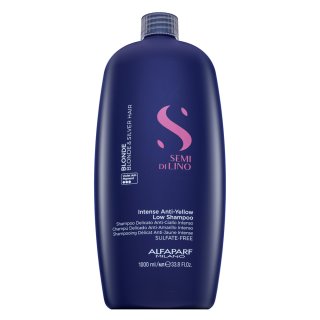 Alfaparf Milano Semi Di Lino Blonde Intense Anti-Yellow Low Shampoo sampon neutralizant pentru păr blond 1000 ml