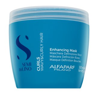 Alfaparf Milano Semi Di Lino Curls Enhancing Mask masca hranitoare pentru luciu parului ondulat si cret 500 ml