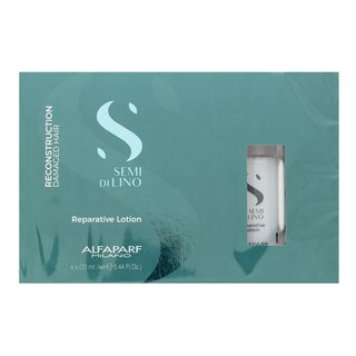 Alfaparf Milano Semi Di Lino Reconstruction Reparative Lotion intretinere pentru intarire pentru par uscat si deteriorat 6 x 13 ml