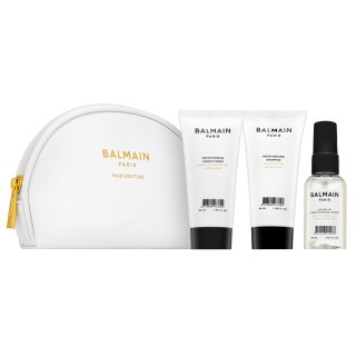 Balmain Hair Couture White Cosmetic Care Bag set cu efect de hidratare