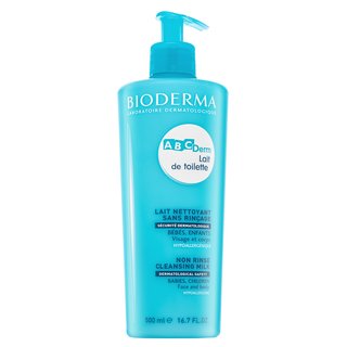 Bioderma ABCDerm Lait de Toilette Non Rinse Cleansing Milk lapte de curățare pentru copii 500 ml