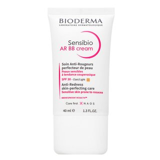 Bioderma Sensibio AR BB Cream Anti-Redness Skin-Perfecting Care Claire Light Cremă BB împotriva roșeții 40 ml