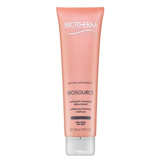 Biotherm Biosource Softening Foaming Cleanser gel de curățare și hrănire pentru piele uscată 150 ml