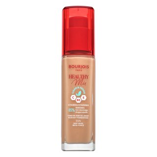 Bourjois Healthy Mix Clean & Vegan Radiant Foundation 55N Deep Beige fond de ten lichid pentru uniformizarea culorii tenului 30 ml