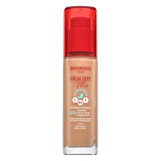 Bourjois Healthy Mix Clean & Vegan Radiant Foundation fond de ten lichid pentru uniformizarea culorii tenului 55N Deep Beige 30 ml