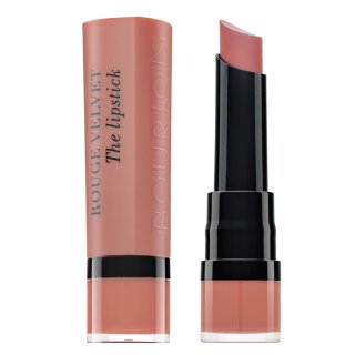 Bourjois Rouge Velvet The Lipstick ruj cu persistenta indelungata pentru efect mat 02 Flaming Rose 2,4 g