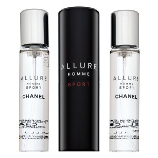 Chanel Allure Homme Sport - Refillable Eau de Toilette bărbați 3 x 20 ml