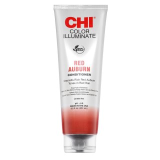 CHI Ionic Color Illuminate Conditioner balsam nuanțator pentru revigorarea culorii Red Auburn 251 ml
