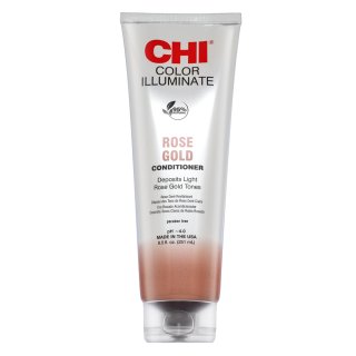CHI Ionic Color Illuminate Conditioner balsam nuanțator pentru revigorarea culorii Rose Gold 251 ml