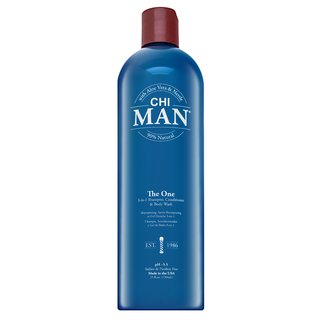 Chi man the one 3-in-1 shampoo, conditioner   body wash șampon, balsam și un gel de duș pentru bărbati 739 ml