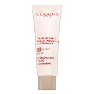 Clarins HydraQuench Tinted Moisturizer SPF15 06 Bronze emulsii tonice și hidratante pentru o piele luminoasă și uniformă 50 ml