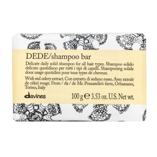 Davines Essential Haircare Dede Shampoo Bar șampon solid cu efect de nutritiv pentru toate tipurile de păr 100 g brasty.ro imagine noua