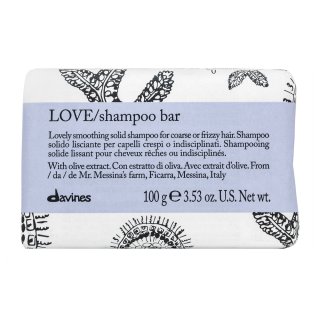 Davines Essential Haircare Love Shampoo Bar șampon solid cu efect de nutritiv pentru păr aspru si indisciplinat 100 g brasty.ro imagine noua
