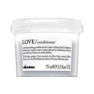 Davines Essential Haircare Love Smoothing Conditioner balsam pentru netezire pentru finețe și strălucire a părului 75 ml