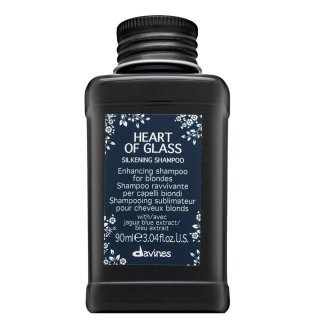 Davines Heart Of Glass Silkening Shampoo sampon hranitor pentru par vopsit, decolorat și tratat chimic 90 ml