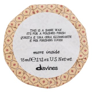 Davines more inside shine wax ceară pentru modelare pentru intarire si stralucire 75 ml