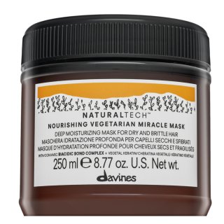 Davines Natural Tech Nourishing Vegetarian Miracle Mask mască hrănitoare pentru păr uscat și fragil 250 ml