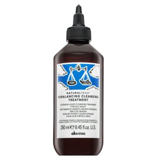 Davines natural tech rebalancing cleansing treatment tratament pentru păr pentru păr gras 250 ml