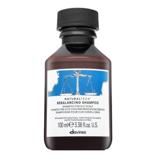 Davines natural tech rebalancing shampoo sampon de curatare pentru păr gras 100 ml