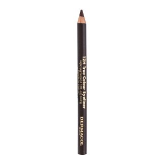 Dermacol 12h true colour eyeliner 6 dark brown eyeliner khol 2 g