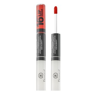 Dermacol 16h lip colour n. 36 ruj si luciu de buze cu persistenta indelungata 2 in 1