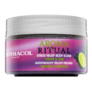 Dermacol Aroma Ritual exfoliant pentru corp Stress Relief Body Scrub Grape & Lime 200 g