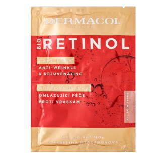 Dermacol Bio Retinol mască Face Mask 2 x 8 ml