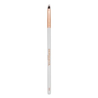 Dermacol Eyeliner & Eyebrow Brush perie curbata pentru sprancene D84 Rose Gold