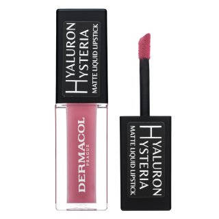 Dermacol Hyaluron Hysteria Matte Liquid Lipstick ruj lichid cu efect matifiant No.01 4,5 ml