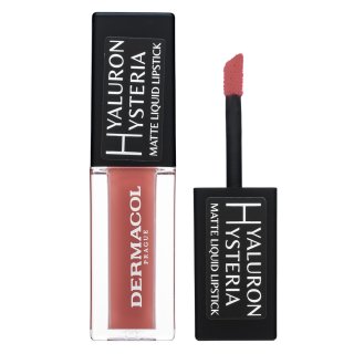 Dermacol Hyaluron Hysteria Matte Liquid Lipstick ruj lichid cu efect matifiant No.02 4,5 ml