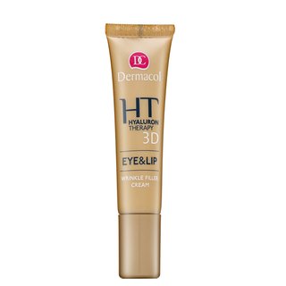 Dermacol Hyaluron Therapy 3D Eye & Lip Cream Loțiune de întinerire Restabilirea densității pielii în jurul ochilor și buzelor 15 ml