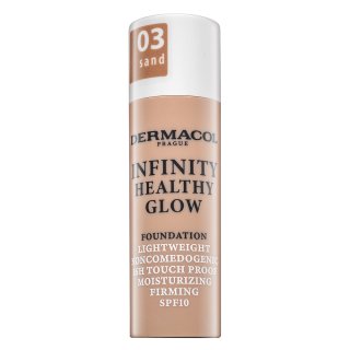 Dermacol Infinity Healthy Glow Foundation machiaj pentru o piele mai luminoasa 03 Sand 20 g
