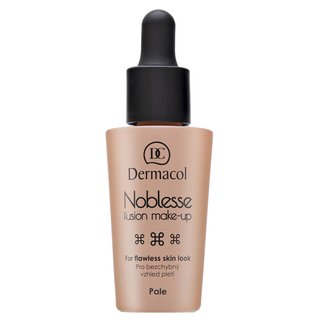 Dermacol Noblesse Fusion Make-Up fond de ten lichid pentru o piele luminoasă și uniformă 01 Pale 25 ml