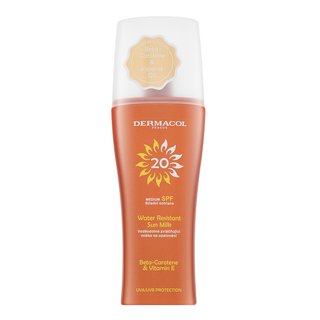 Dermacol Sun Water Resistant Sun Milk SPF20 Spray loțiune bronzantă spray 200 ml