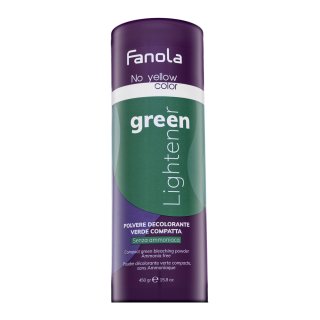 Fanola No Yellow Color Compact Green Bleaching Powder pudră pentru deschiderea culorii parului 450 g