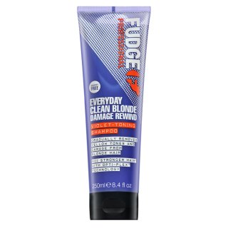 Fudge Professional Clean Blonde Damage Rewind Everyday Violet-Toning Shampoo șampon nuanțator pentru neutralizarea nuanțelor de galben 250 ml