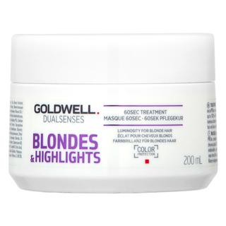 Goldwell Dualsenses Blondes & Highlights 60sec Treatment masca pentru par blond 200 ml