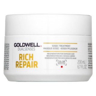 Goldwell Dualsenses Rich Repair 60sec Treatment masca pentru par uscat si deteriorat 200 ml