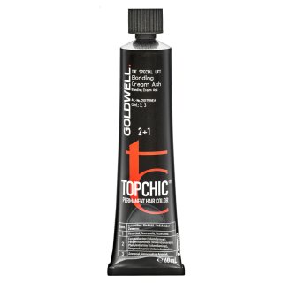 Goldwell Topchic Hair Color vopsea profesională permanentă pentru păr pentru toate tipurile de păr Blonding Cream - Ash 60 g