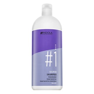 Indola Innova Color Silver Shampoo sampon neutralizant pentru păr blond platinat si grizonat 1500 ml
