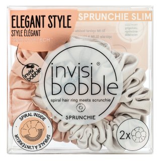 Invisibobble sprunchie slim bella chrome duo inel de păr
