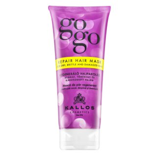 Kallos GoGo Repair Hair Mask mască hrănitoare pentru păr uscat, fără strălucire 200 ml