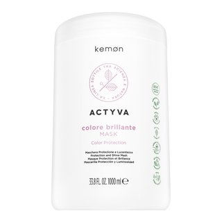 Kemon Actyva Colore Brilliante Mask mască protectoare pentru păr vopsit 1000 ml